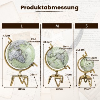 Costway Γεωγραφική Υδρόγειος Σφαίρα: Ιδανική Διακόσμηση και Εκπαιδ... Costway Γεωγραφική Υδρόγειος Σφαίρα: Ιδανική Διακόσμηση και Εκπαιδ...