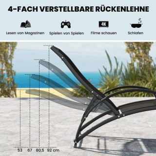 Costway Πολυλειτουργική Καρέκλα 2-σε-1: Κουνιστή & Ξαπλώστρα με Ρυ... Costway Πολυλειτουργική Καρέκλα 2-σε-1: Κουνιστή & Ξαπλώστρα με Ρυ...