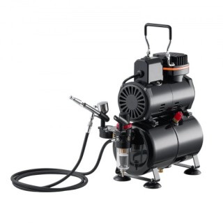 VEVOR Σετ Αερογράφου με Κομπρεσέρ 1/6 HP, Δοχείο και Τρία Στόμια JC...