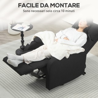 HOMCOM Χειροκίνητα Ανακλινόμενη Πολυθρόνα στις 60° Εξαιρετικά Επενδ... HOMCOM Χειροκίνητα Ανακλινόμενη Πολυθρόνα στις 60° Εξαιρετικά Επενδ...