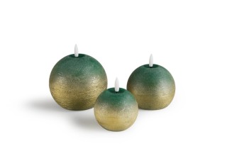 Σετ LED κεριών 3 τεμαχίων Πράσινο 8720604887938 Lifa-Living Σετ LED κεριών 3 τεμαχίων Πράσινο 8720604887938 Lifa-Living