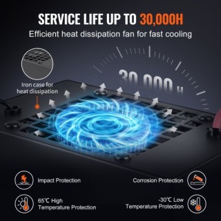 VEVOR  Τροφοδοτικό CO2 Laser για 60W, Προστασία Σταθερού Ρεύματος, ...