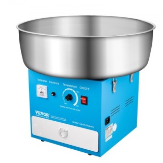 VEVOR Εμπορική Μηχανή Μαλλιού της Γριάς 1000W για Πάρτι - Μπλε TSDR...