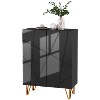 HOMCOM Μοντέρνα σχάρα παπουτσιών για 15-20 ζευγάρια παπούτσια, ρυθμ...