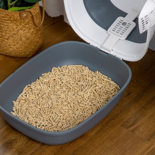 PawHut Κουτί απορριμμάτων γάτας με σέσουλα και αποσμητικό, πτυσσόμε... PawHut Κουτί απορριμμάτων γάτας με σέσουλα και αποσμητικό, πτυσσόμε...