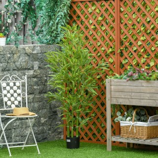 HOMCOM Ψεύτικο φυτό μπαμπού Ύψος 150 εκ. Περιλαμβάνεται βάζο για εσ... HOMCOM Ψεύτικο φυτό μπαμπού Ύψος 150 εκ. Περιλαμβάνεται βάζο για εσ...