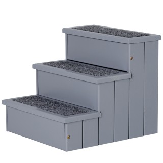 PawHut 3-Step Dog Ladder με αντιολισθητικό στρώμα και εσωτερικό χώρ... PawHut 3-Step Dog Ladder με αντιολισθητικό στρώμα και εσωτερικό χώρ...