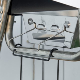 Outsunny Μπάρμπεκιου με κάρβουνα με σχάρα και πιάτο μαγειρέματος, κ... Outsunny Μπάρμπεκιου με κάρβουνα με σχάρα και πιάτο μαγειρέματος, κ...