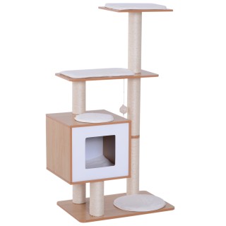 PawHut Cat Tree σε Sisal με ρείθρο, πλατφόρμες και παιχνίδια, 60x40... PawHut Cat Tree σε Sisal με ρείθρο, πλατφόρμες και παιχνίδια, 60x40...