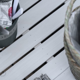 Δοχείο πάγκου Outsunny από ξύλο ελάτης, στήθος εξωτερικού χώρου με ...