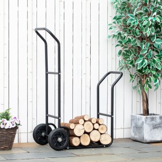 Outsunny Steel Log Cart με 2 ρόδες για εσωτερικούς και εξωτερικούς ... Outsunny Steel Log Cart με 2 ρόδες για εσωτερικούς και εξωτερικούς ...