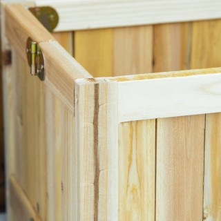 Outsunny Outsunny Πτυσσόμενη Ξύλινη Ζαρντινιέρα με Βάση Στράγγισης,... Outsunny Outsunny Πτυσσόμενη Ξύλινη Ζαρντινιέρα με Βάση Στράγγισης,...