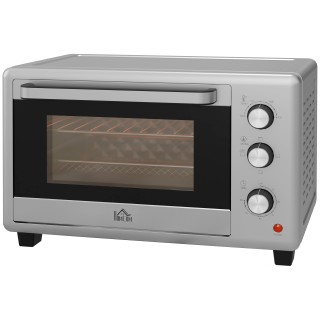 Ηλεκτρικός φούρνος HOMCOM 30L με 3 λειτουργίες μαγειρέματος, ρυθμιζ...