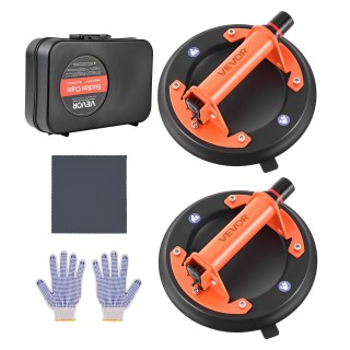 VEVOR Βεντούζα Κενού με Μεταλλική Λαβή - Ανύψωση έως 195 kg (Σετ 2 ...