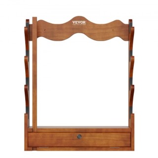 Ράφι Όπλων VEVOR 4 Θέσεων Ξύλινο Τοίχου για 4 Καραμπίνες CLQJMC000... Ράφι Όπλων VEVOR 4 Θέσεων Ξύλινο Τοίχου για 4 Καραμπίνες CLQJMC000...