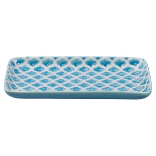 Villa DEste  Σετ 3 ορθογώνια δίσκοι μικρομεσαίου μεγέθους σε κεραμι...