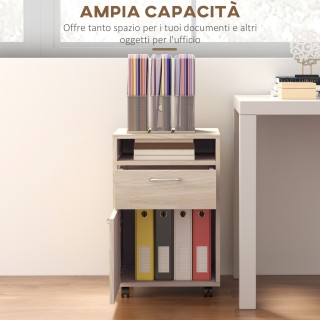 HOMCOM Συρταριέρα Γραφείου για Έγγραφα με Ανοιχτό Ράφι και 2 Συρτά... HOMCOM Συρταριέρα Γραφείου για Έγγραφα με Ανοιχτό Ράφι και 2 Συρτά...