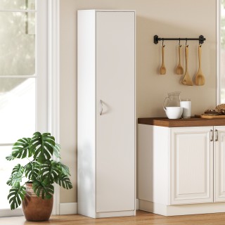 HOMCOM Λεπτή Ντουλάπα Κουζίνας με 5 Ράφια και Ρυθμιζόμενο Εσωτερικό...