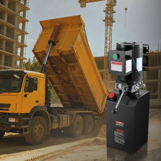 VEVOR Μονάδα Υδραυλικής Ισχύος 14L, Αντλία για Μονής Ενέργειας Δρομ...