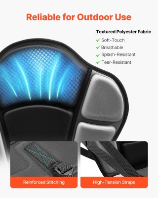 VEVOR Κάθισμα Καγιάκ Universal, 31 mm Πάχος με Ρυθμιζόμενα Λουριά κ... VEVOR Κάθισμα Καγιάκ Universal, 31 mm Πάχος με Ρυθμιζόμενα Λουριά κ...