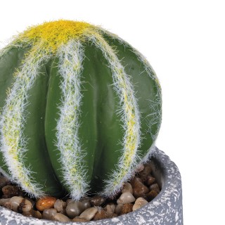 Villa DEste  Τεχνητό Φυτό Κάκτος σε Τσιμεντένιο Γλάστρα 9x15 εκ. 21...