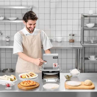 VEVOR Ηλεκτρική Πρέσα Ζύμης Πίτσας 6 ιντσών Επαγγελματική Ζύμης Πίτ...