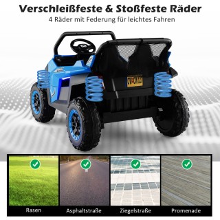 Costway  Παιδικό αυτοκίνητο 12V με μουσική και προβολείς 2 θέσεων, ...