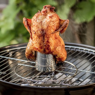 BBQ COLLECTION Στήριγμα Ψησίματος Κοτόπουλου για Μπάρμπεκιου με Ατσ...
