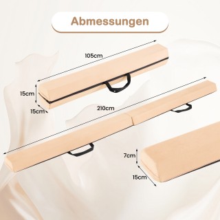 Costway Ρυθμιζόμενη και Αντιολισθητική Δοκός Ισορροπίας Γυμναστικής... Costway Ρυθμιζόμενη και Αντιολισθητική Δοκός Ισορροπίας Γυμναστικής...