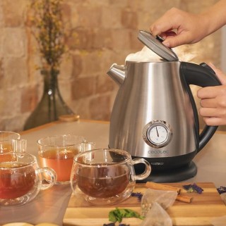 Βραστήρας 1,7 Lt 2200 W Thermosense 620 Retro Steel Cecotec CEC-01458 Βραστήρας 1,7 Lt 2200 W Thermosense 620 Retro Steel Cecotec CEC-01458