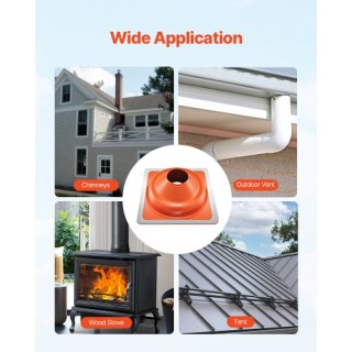 VEVOR Μεταλλική Στεγανωτική Μπότα Σιλικόνης για Σωλήνες 6-1/4 - 11-...