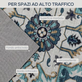 HOMCOM Μποχό χαλί αντιολισθητικό και πλενόμενο με κοντό πέλος για σ... HOMCOM Μποχό χαλί αντιολισθητικό και πλενόμενο με κοντό πέλος για σ...