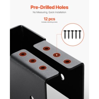 VEVOR 12 Τεμάχια Κρυφές Βάσεις Δοκών για Δοκό 49x92 mm TLDJ12PCSYZS...