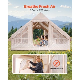 VEVOR Φουσκωτή Σκηνή Glamping 5-8 Ατόμων με Αντλία KJZP431MCQWZUXN7IV0