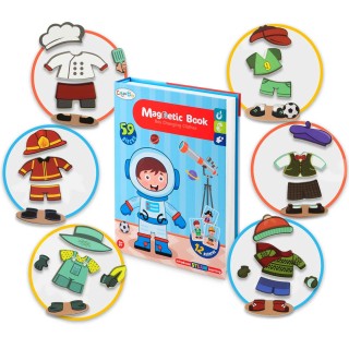 Μαγνητικό Παιχνίδι - Βιβλίο Παζλ Μεταμφιέσεις 777005 Ricokids Μαγνητικό Παιχνίδι - Βιβλίο Παζλ Μεταμφιέσεις 777005 Ricokids