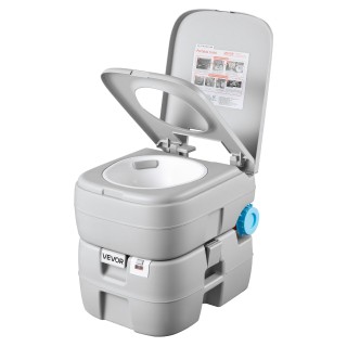 VEVOR Φορητή Τουαλέτα 30L με Αποσπώμενη Δεξαμενή Αποβλήτων, 200 Χρή...