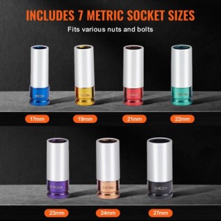 Σετ Καρυδάκια VEVOR 1/2 6-γωνο 7 τεμ.  ZLMTTTELM126YE6ZKV0