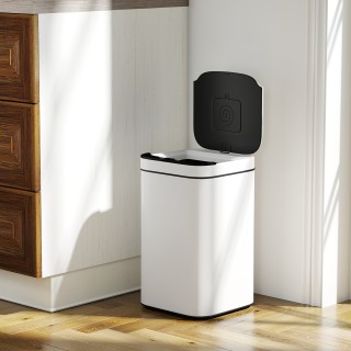 HOMCOM Κάδος Απορριμμάτων 13L με Αισθητήρα και Χώρο για Αποσμητικά,... HOMCOM Κάδος Απορριμμάτων 13L με Αισθητήρα και Χώρο για Αποσμητικά,...
