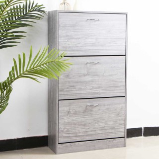 BAKAJI Ντουλάπα παπουτσιών 3 φύλλων με ράφια διπλού βάθους ξύλο 63... BAKAJI Ντουλάπα παπουτσιών 3 φύλλων με ράφια διπλού βάθους ξύλο 63...