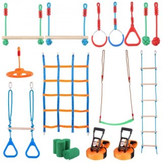 Πίστα Ninja Warrior 2x65 ft με 12 Εμπόδια για Παιδιά - VEVOR  RZX65...