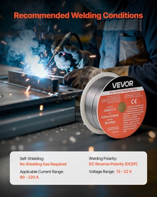 VEVOR Αυτόματη Συγκόλληση Inox, E308LFC-O, 0.8mm, 0.9kg MIGHSYXHSE3...