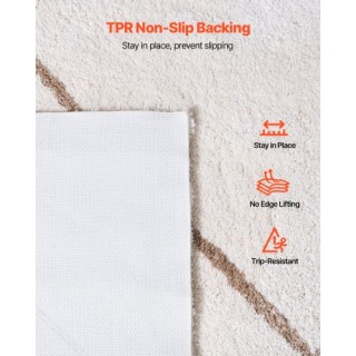 VEVOR Πολυτελές Χαλί 2.44 x 3.05m με Μακριά Πλέξη και Αντιολισθητικ... VEVOR Πολυτελές Χαλί 2.44 x 3.05m με Μακριά Πλέξη και Αντιολισθητικ...