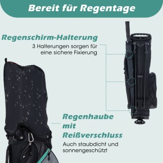 Costway Σετ Ανδρικών Δεξιόχειρων Μπαστουνιών Γκολφ 11 Τεμαχίων με Κ...