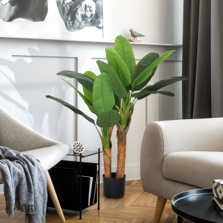 HOMCOM Τεχνητή Μπανάνα Φυτό Ύψους 120 εκ. με Γλάστρα Συμπεριλαμβανό... HOMCOM Τεχνητή Μπανάνα Φυτό Ύψους 120 εκ. με Γλάστρα Συμπεριλαμβανό...