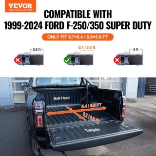 Κάλυμμα Καρότσας VEVOR Tri-Fold για Ford F-250/F-350 (1999-2024)  Z...
