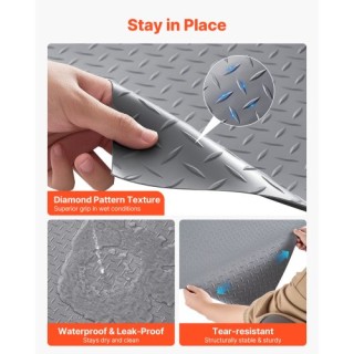 VEVOR Ρολό Δαπέδου Γκαράζ 2,28 x 6,1 m, PVC Αντιολισθητική Προστασί...