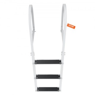 Αποσπώμενη Σκάλα Αλουμινίου VEVOR 3 Σκαλιών για Προβλήτες (500lbs) ...