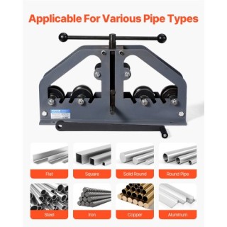 VEVOR Χειροκίνητος Σωληνοκάμπτης με Μέγιστη Διάμετρο 1-1/2 και 6 Κα... VEVOR Χειροκίνητος Σωληνοκάμπτης με Μέγιστη Διάμετρο 1-1/2 και 6 Κα...