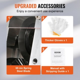 Μηχανή Απογύμνωσης Καλωδίων VEVOR, Χειροκίνητη/Δράπανο, 0.06-1.18, ...