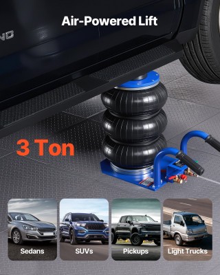 VEVOR Αερόσουστα Ανύψωσης 3 Τόνων, Μεταλλικοί Σωλήνες, Ταχεία Ανύψω...